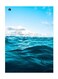 Ocean Themed Decorative Plate Blue/White 20x15cm
