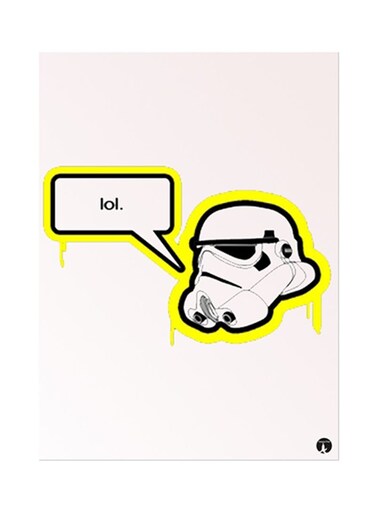 Star Wars Metal Plate Poster Multicolour 15x20centimeter