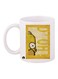 The Simpsons Printed Mug White/Yellow/Black Standard Size