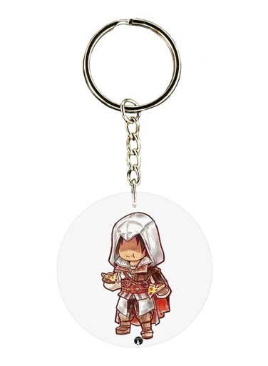 Assasins Creed Double Side Printed Keychain
