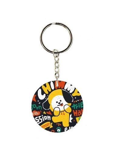 Cartoon Themed Single Sided Key Chain