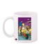 The Simpsons Printed Mug White/Purple/Yellow