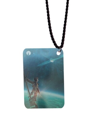 Disney Cartoon Printed Metal Car Mirror Pendant