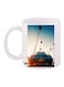 Car Printed Coffee Mug White/Blue/Black 11ounce