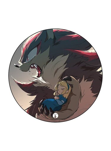 Animation Printed Fridge Magnet Multicolour 5.5 x 5.5cm