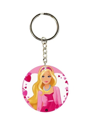 Barbie Printed Dual Sided Keychain
