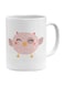 Cute Cartoonist Chicken Face Printed Mug White/Pink/Yellow