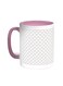 Decoration Printed Coffee Mug Pink/White 11ounce