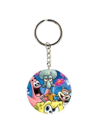 Cartoon Printed Keychain