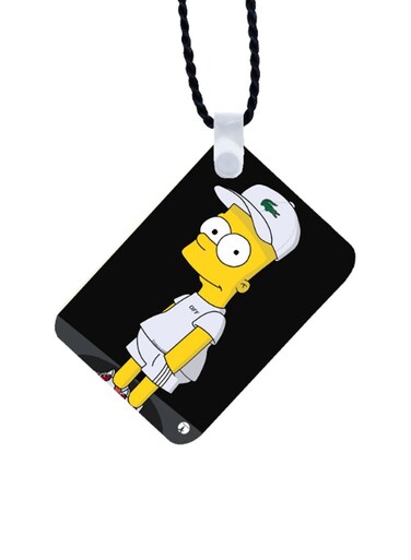 Simpsons Printed Car Mirror Pendant
