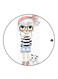 Girl Printed Fridge Magnet Multicolour