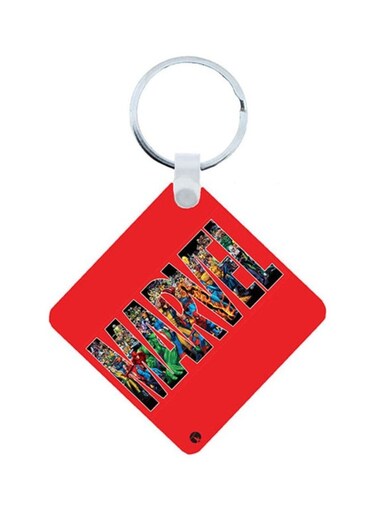 Marvel Printed Wooden Keychain