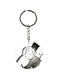 Double Sided Father Child Printed Keychain