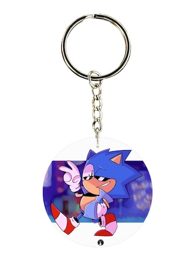 Sonic Printed Keychain