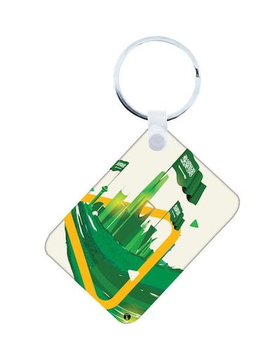KSA National Day Car Key Chain