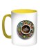Hello Summer Printed Coffee Mug Yellow/White/Brown