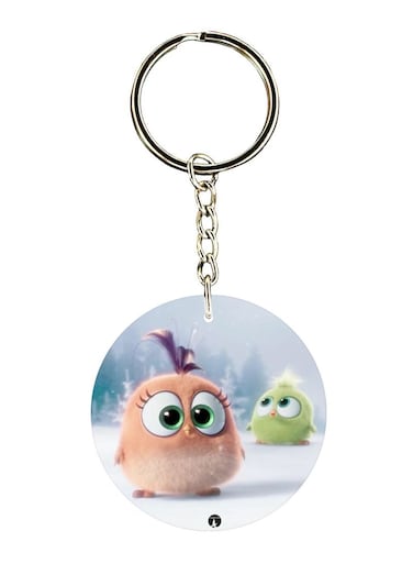Birds Printed Keychain