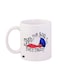 Stranger Things Printed Mug White/Black/Blue 12ounce