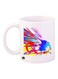 Sonic Printed Coffee Mug White/Blue/Red