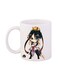 Labyrinth Of Magic Anime Printed Mug White/Black/Gold 12ounce