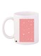 Hearts Printed Coffee Mug White/Pink 11ounce