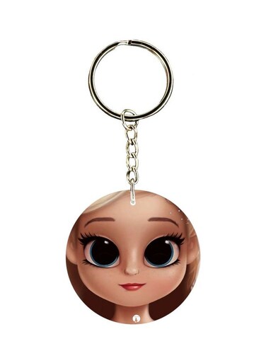 Cartoon Printed Keychain
