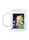Sonic Video Game Printed Mug White/Black/Yellow Standard Size