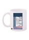 We Bare Bears Printed Mug White/Blue/Pink Standard Size