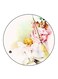 Vintage Art Printed Fridge Magnet Multicolour