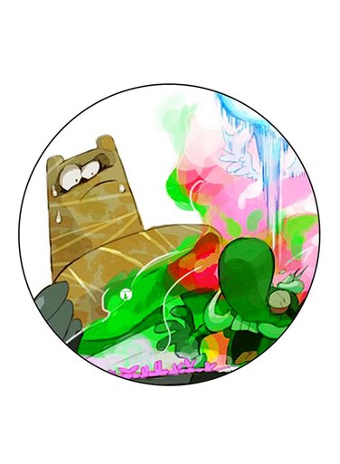 Chowder Printed Fridge Magnet Multicolour
