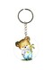 Bear Printed Dual Sided Keychain