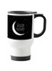 Good Night Printed Travel Mug White/Black 13centimeter
