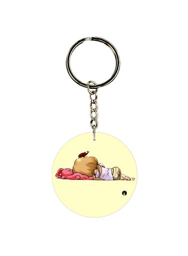 Printed Single Sided Keychain