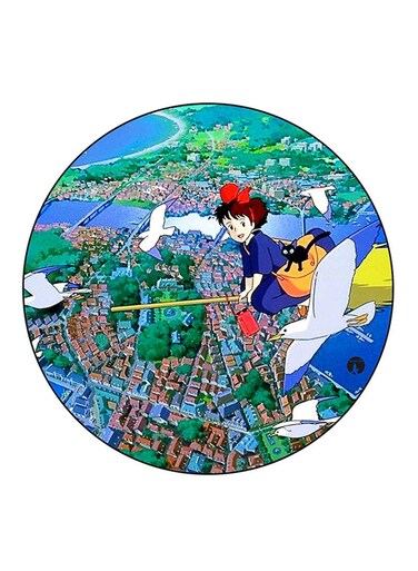 Kiki's Delivery Service Printed Fridge Magnet Multicolour