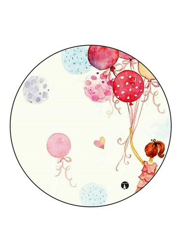 Girl Printed Fridge Magnet Multicolour
