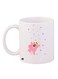 Cartoon Printed Coffee Mug White/Pink/Yellow 11ounce