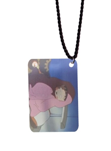 Chibi Maruko Chan Printed Car Mirror Pendant