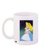 Cartoon Printed Coffee Mug White/Blue/Yellow 11ounce