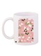 Floral Printed Coffee Mug White/Pink/Green