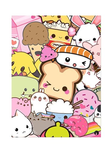 Food Metal Plate Poster Multicolour 15x20centimeter