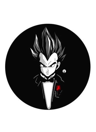 The Anime Dragon Ball Printed Fridge Magnet Multicolour