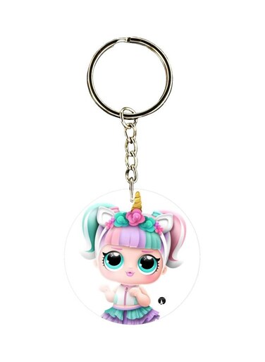 Cartoon Printed Keychain