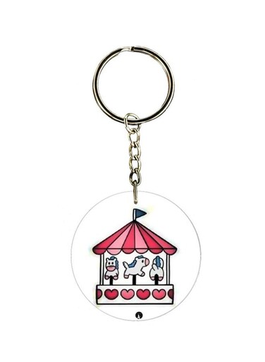 Single Side Printed Keychain