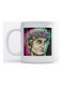 Mug Digital Art for Coffee and Tea White