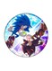 Video Game Sonic Printed Fridge Magnet Multicolour