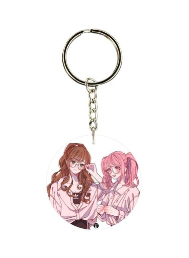 Girl Printed Keychain