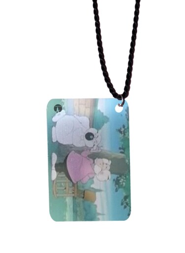 Kabool Printed Car Mirror Pendant