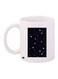 Stars Printed Coffee Mug White/Black 11ounce