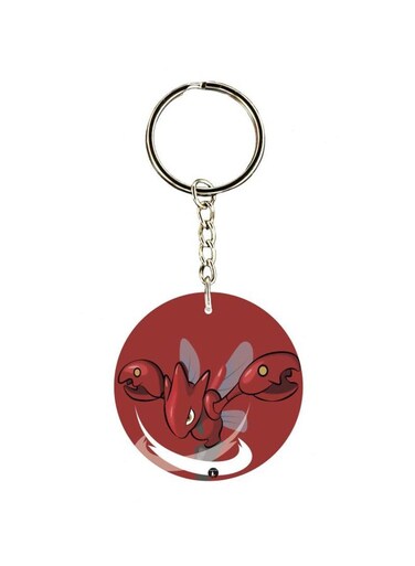 Cartoon Themed Single Sided Keychain