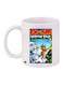 Tom And Jerry Printed Ceramic Coffee Mug White/Blue/Red